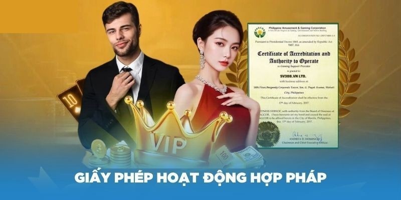 Những giấy phép hoạt động 33WIN đang sở hữu